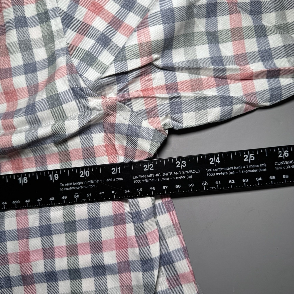 Johnnie O Performance Shirt L Large Callum Long Button Multicolor Plaid Bamboo - Picture 8 of 11